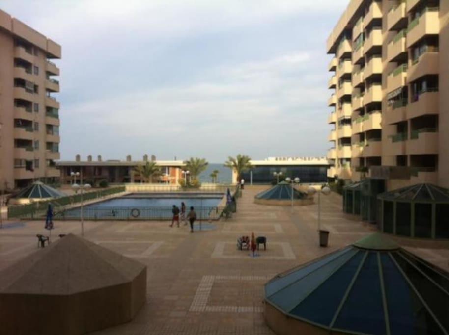 Apartamento Frente Al Mar En Playa Patacona Valencia Exteriör bild