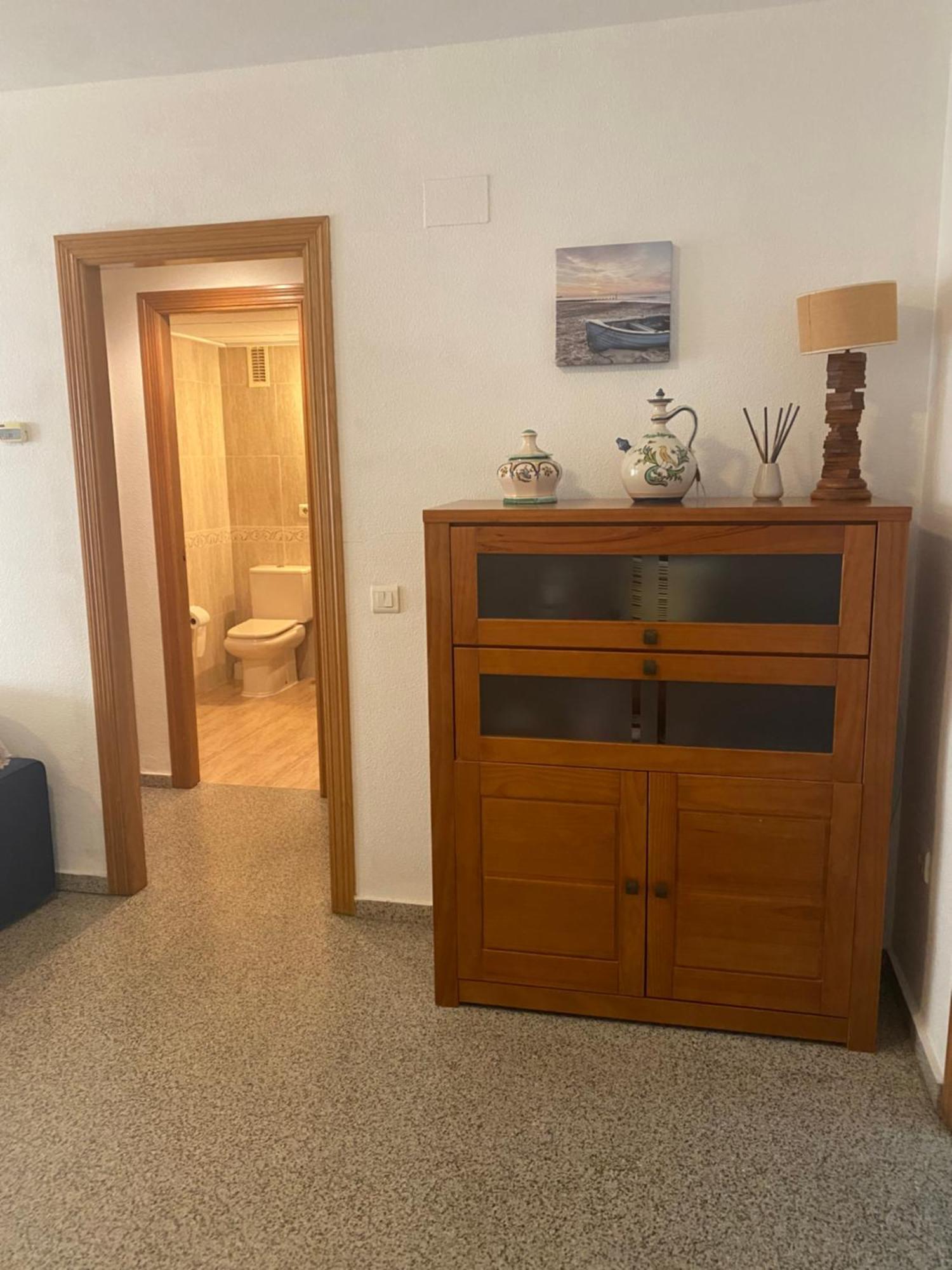 Apartamento Frente Al Mar En Playa Patacona Valencia Exteriör bild